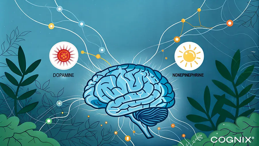 Nootropics for ADHD Illustration, Dopamine