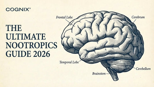 Illustration of a human head with green brain showing healthly brain nutrition