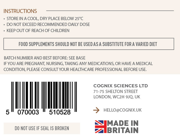 Lion's MANE 12'000mg | Purest and most Potent Lions Mane Supplement with Zinc and BioPerine®